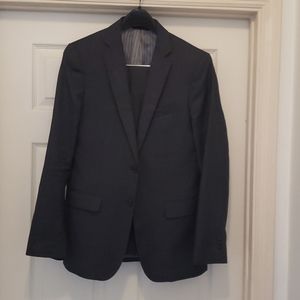 38R Banana Republic Monogram Blue Plaid Suit
